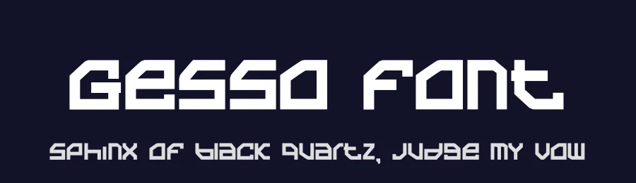 Gesso Font by letterfiastudio — Display Font — thumbnail 2
