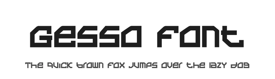 Gesso Font by letterfiastudio — Display Font
