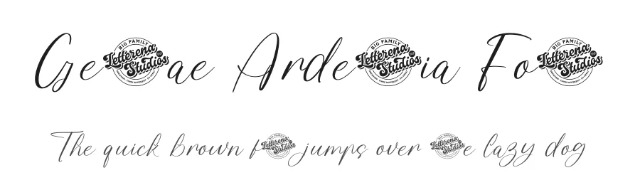 Gestae Ardentia Font by letterenastudios — Script Handwritten Font