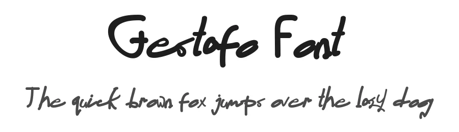 Gestafo Font by Gunaloecraft β Script Handwritten Font