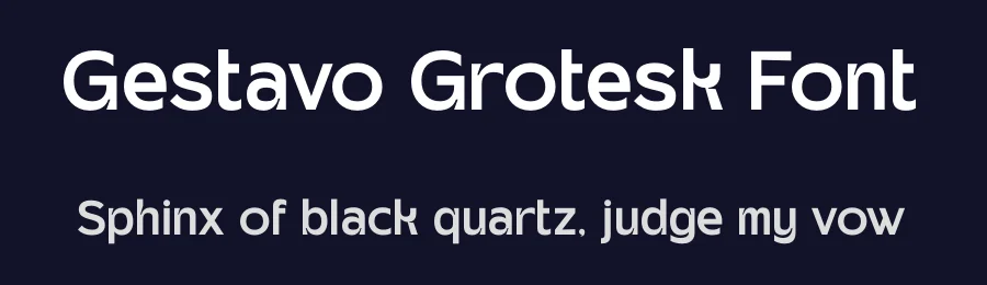 Gestavo Grotesk Font by BRAINWAVES STUDIO — Decorative Font — thumbnail 2