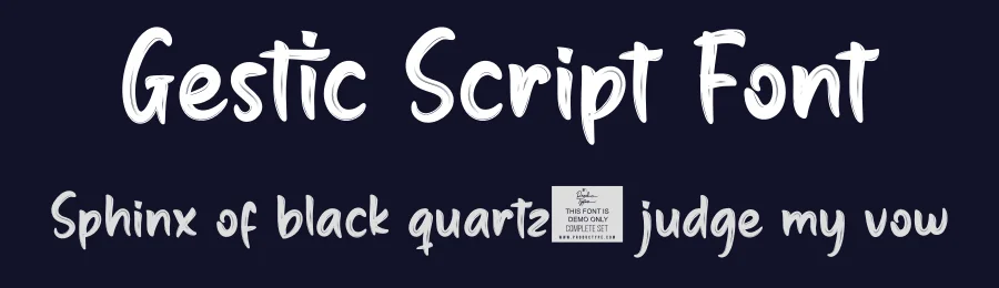 Gestic Script Font by productype — Script Handwritten Font — thumbnail 2