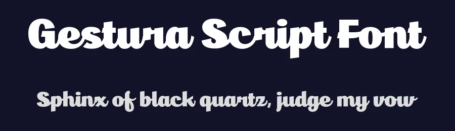 Gestura Script Font by namelatype — Script Handwritten Font — thumbnail 2