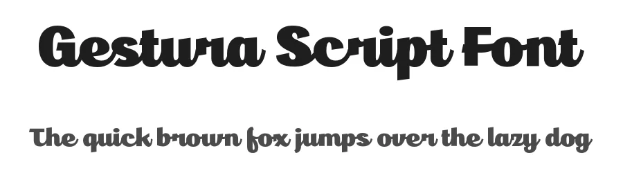 Gestura Script Font by namelatype — Script Handwritten Font