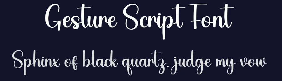Gesture Script Font by creativeletter — Script Handwritten Font — thumbnail 2