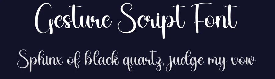 Gesture Script Font by creativeletter — Script Handwritten Font — thumbnail 2