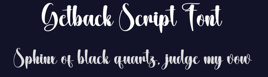 Getback Script Font by creativeletter — Script Handwritten Font — thumbnail 2