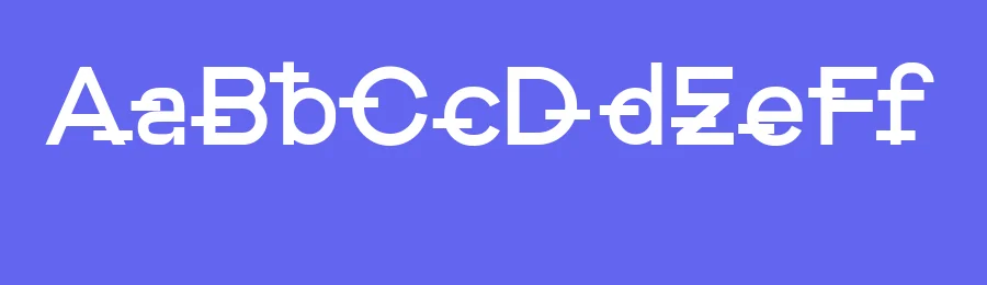 Getboreg Minus Tech Font by ffeeaarr — Display Font — thumbnail 3