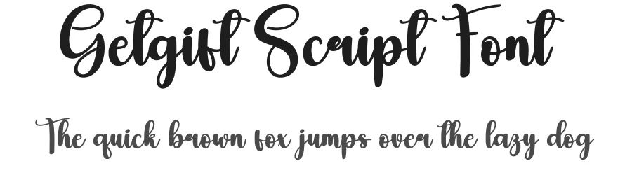 Getgift Script Font by andikastudio — Script Handwritten Font