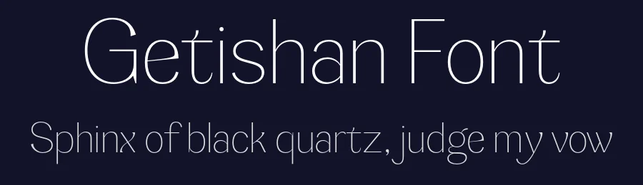 Getishan Font by Propertype — Display Font — thumbnail 2