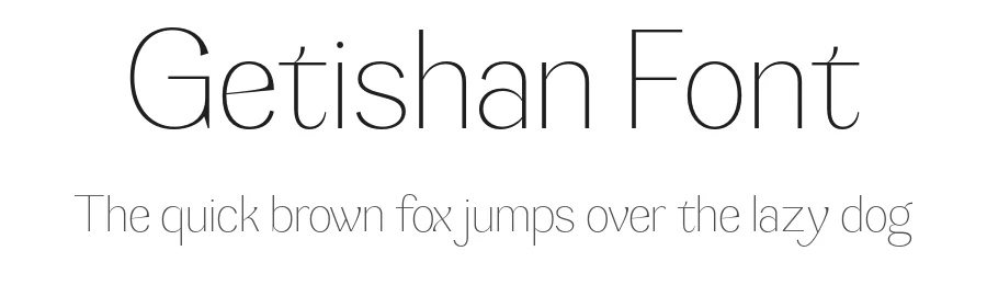 Getishan Font by Propertype — Display Font