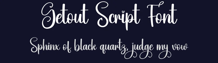 Getout Script Font by creativeletter — Script Handwritten Font — thumbnail 2