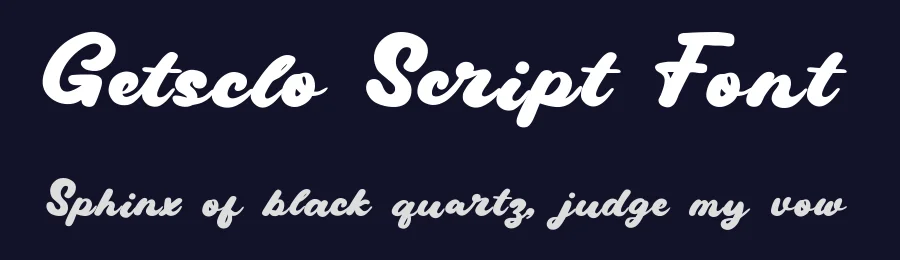 Getsclo Script Font by rvandtype — Script Handwritten Font — thumbnail 2