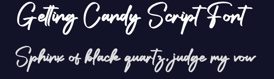 Getting Candy Script Font by creativeletter — Script Handwritten Font — thumbnail 2