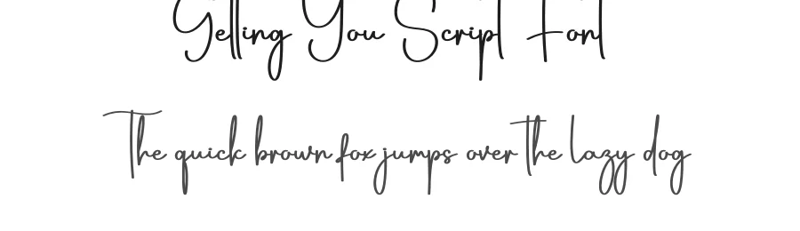 Getting You Script Font by creativeletter — Script Handwritten Font