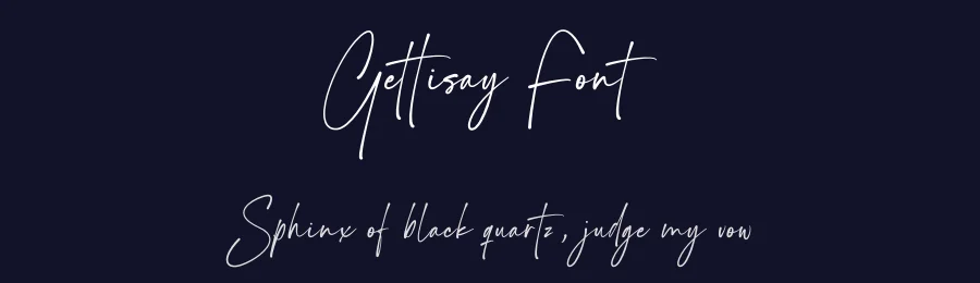 Gettisay Font by Rantautype — Script Handwritten Font — thumbnail 2