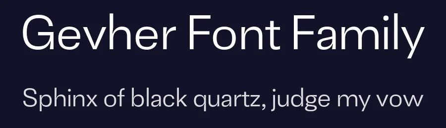 Gevher Font Family by Hurufatfont — Sans Serif Font — thumbnail 2