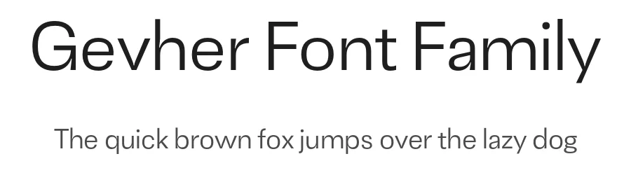 Gevher Font Family by Hurufatfont — Sans Serif Font