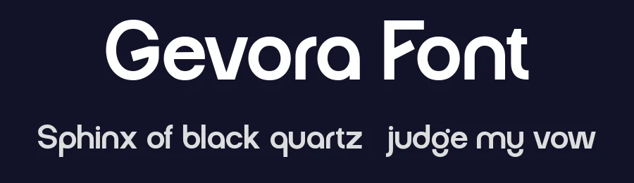 Gevora Font by FlawlessAndCo — Sans Serif Font — thumbnail 2