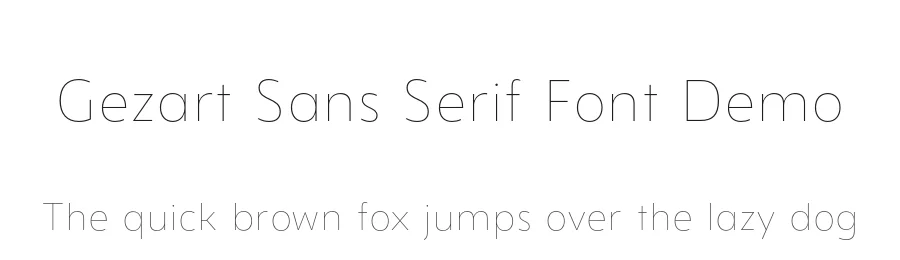 Gezart Sans Serif Font Demo by Ani Dimitrova β Sans Serif Font