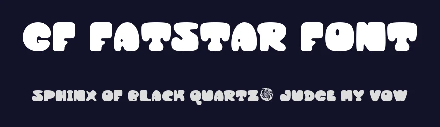 GF Fatstar Font by Groovy Font — Display Font — thumbnail 2