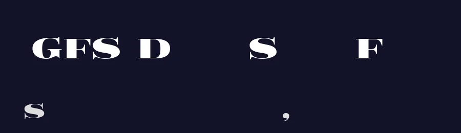 GFS Didot Serif Font by Greek Font Society — Serif Font — thumbnail 2