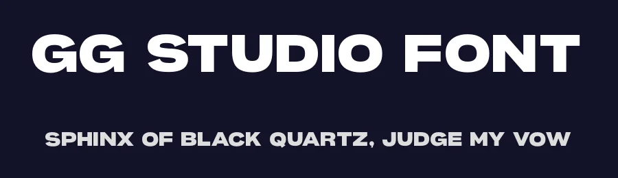 GG Studio Font by George Gonz — Sans Serif Font — thumbnail 2