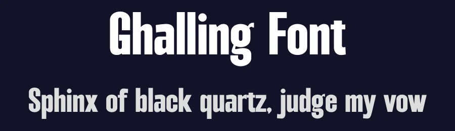 Ghalling Font by TypeLogue — Sans Serif Font — thumbnail 2