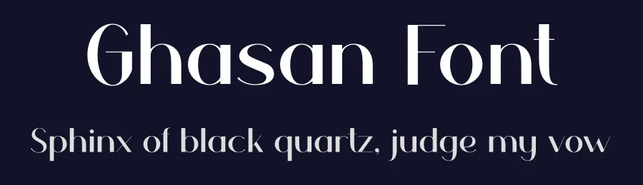 Ghasan Font by TokoPress — Sans Serif Font — thumbnail 2