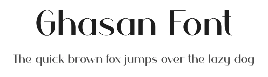 Ghasan Font by TokoPress — Sans Serif Font
