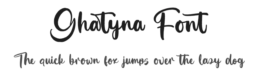 Ghatyna Font by letterenastudios — Script Handwritten Font