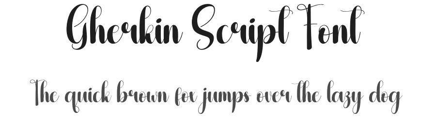 Gherkin Script Font by andikastudio — Script Handwritten Font