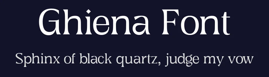 Ghiena Font by Aksapix_Type — Display Font — thumbnail 2