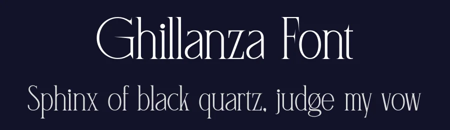 Ghillanza Font by SlideShoot — Serif Font — thumbnail 2
