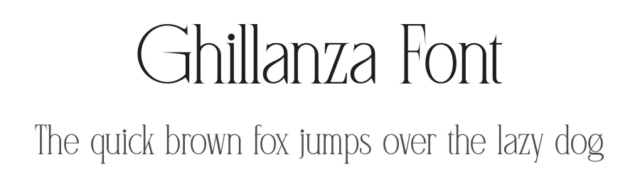 Ghillanza Font by SlideShoot — Serif Font