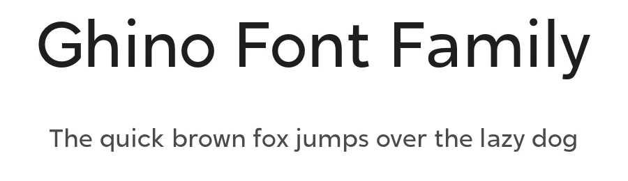 Ghino Font Family by Fontmachine — Sans Serif Font