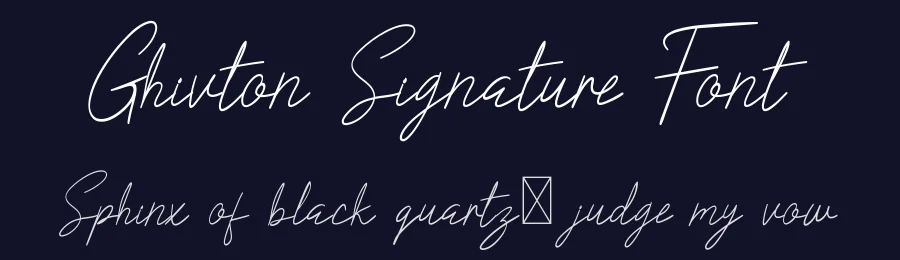 Ghivton Signature Font by edricstudio — Script Handwritten Font — thumbnail 2