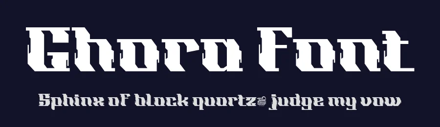 Ghora Font by twinletter — Display Font — thumbnail 2