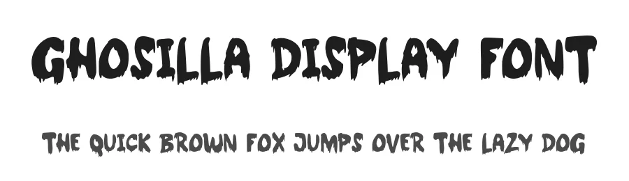 Ghosilla Display Font by Fontfreebies โ Display Font