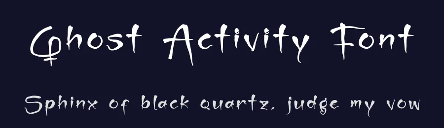 Ghost Activity Font by glorytype — Script Handwritten Font — thumbnail 2
