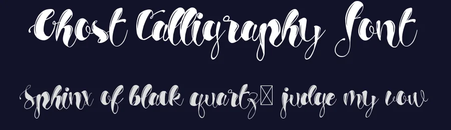 Ghost Calligraphy Font by edricstudio — Script Handwritten Font — thumbnail 2