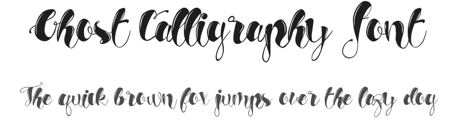 Ghost Calligraphy Font by edricstudio — Script Handwritten Font