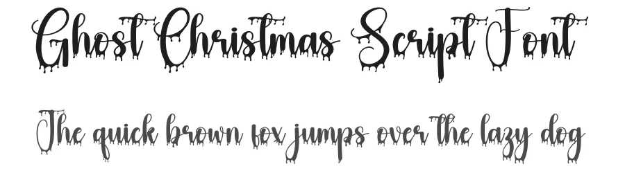 Ghost Christmas Script Font by creativeletter — Script Handwritten Font