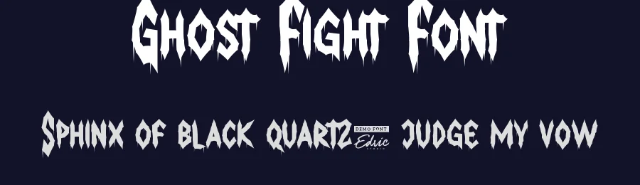 Ghost Fight Font by edricstudio — Decorative Font — thumbnail 2