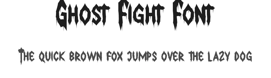 Ghost Fight Font by edricstudio — Decorative Font