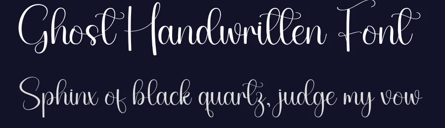 Ghost Handwritten Font by creativeletter — Script Handwritten Font — thumbnail 2