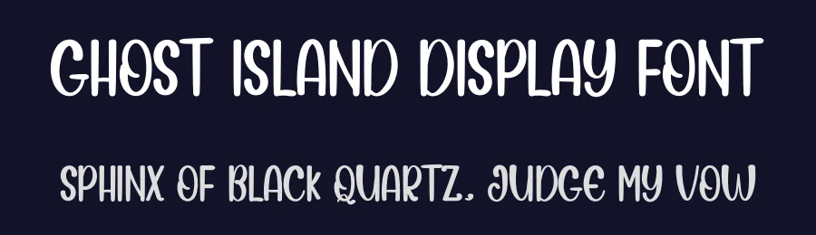 Ghost Island Display Font by inermediaSTUDIO — Display Font — thumbnail 2