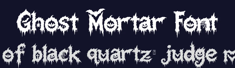 Ghost Mortar Font by Yoga Letter — Decorative Font — thumbnail 2