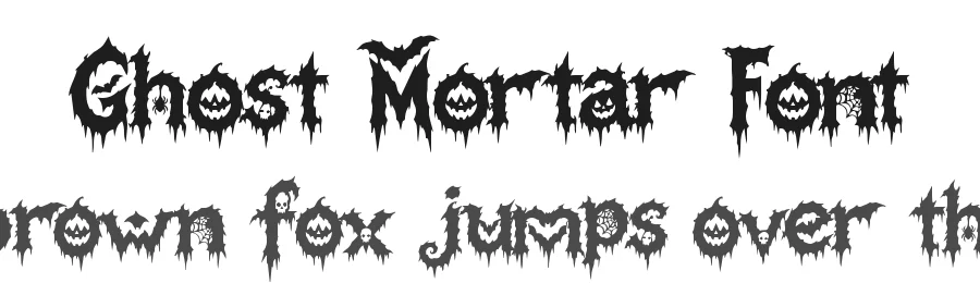 Ghost Mortar Font