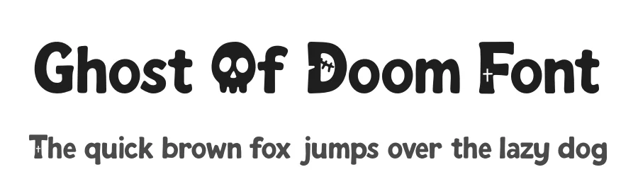 Ghost Of Doom Font by overlaytemplates — Display Font